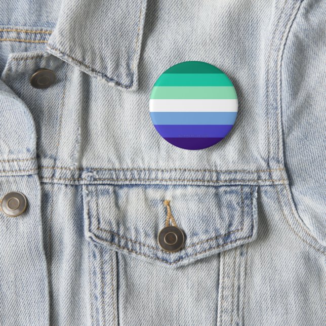 SlipperyJoe's Flag für Gay Men, die alle einschlie Button (Beispiel)