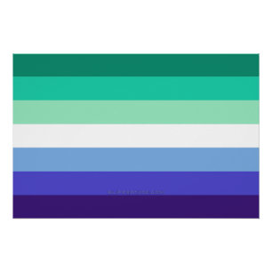 SlipperyJoe's Flag für Gay Men, die alle einschlie Poster