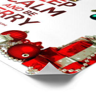 SlipperyJoe's Frohe Weihnachts-künstlerische Bezei Poster