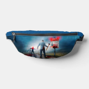 SlipperyJoe's frohes Halloween leuchtende Augen Zo Bauchtasche