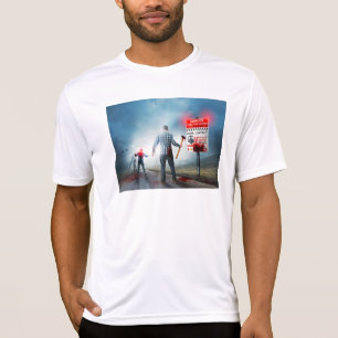 SlipperyJoe's frohes Halloween leuchtende Augen Zo T-Shirt