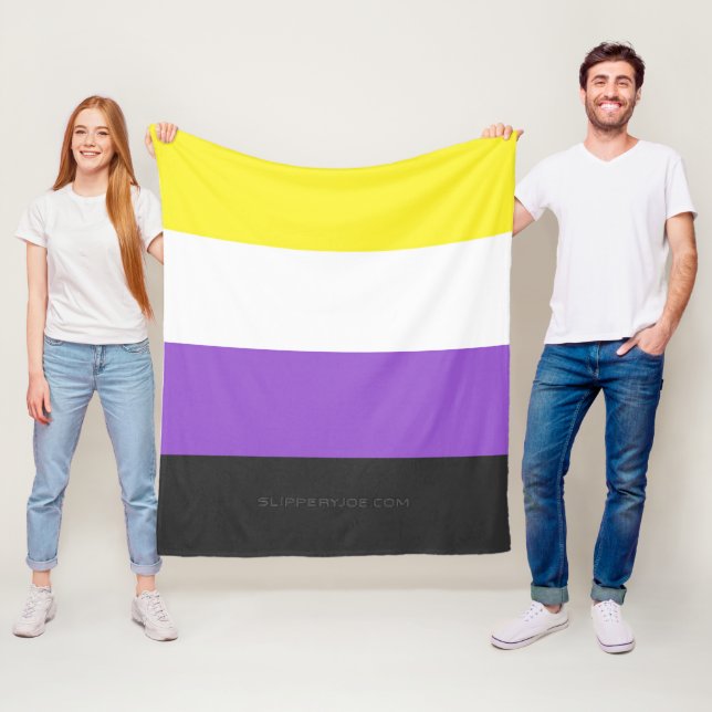 SlipperyJoe's Gay-Geschenke aus dem nichtbinären P Fleecedecke (Beispiel)