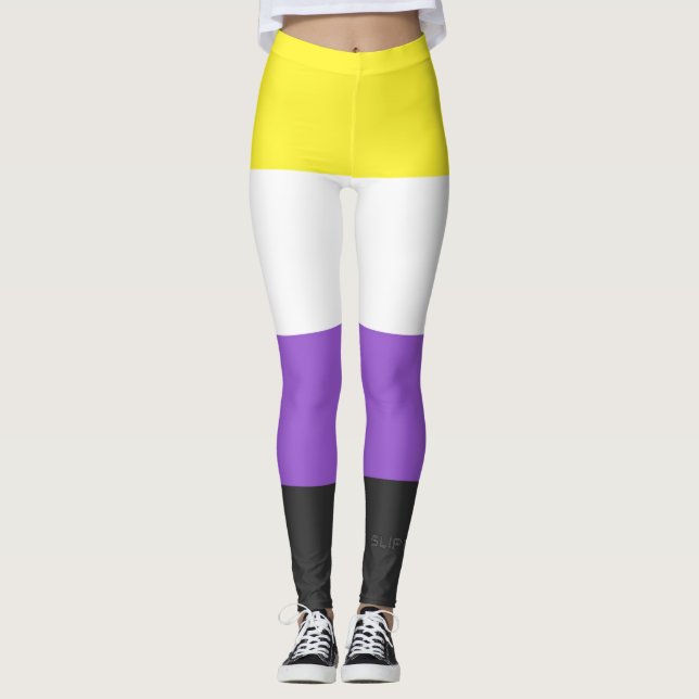 SlipperyJoe's Gay-Geschenke aus dem nichtbinären P Leggings (Vorderseite)