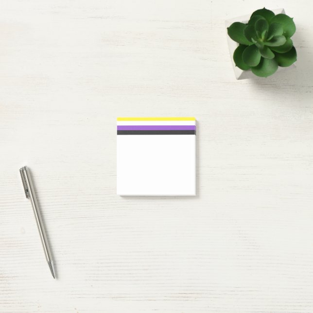 SlipperyJoe's Gay-Geschenke aus dem nichtbinären P Post-it Klebezettel (Büro)