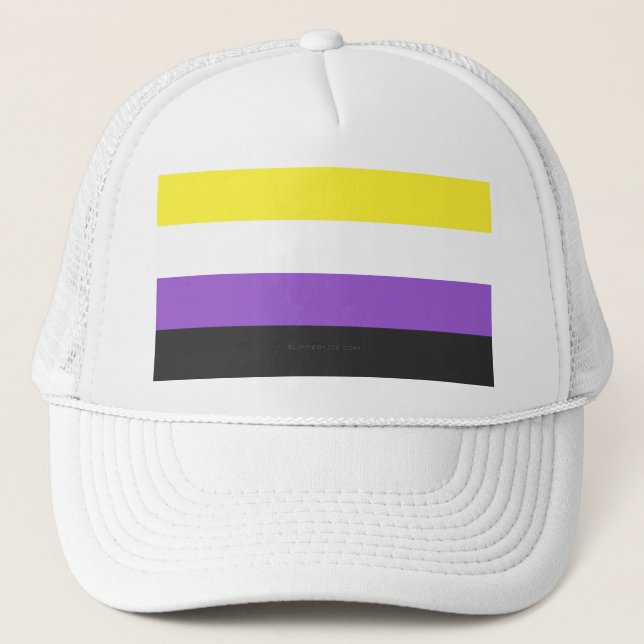 SlipperyJoe's Gay-Geschenke aus dem nichtbinären P Truckerkappe (Vorderseite)