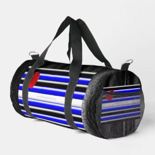 SlipperyJoe's Gay Leather Pride Fahne schwarze Kön Duffle Bag