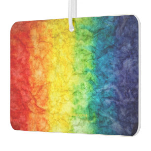 SlipperyJoe's Gay Pride Fahne Regenbogenfarben Kra Autolufterfrischer