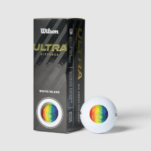 SlipperyJoe's Gay Pride Fahne Regenbogenfarben Kra Golfball