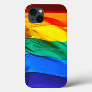 SlipperyJoe's Gay Pride-Fahne schwänzen Stolzfarbe Case-Mate iPhone Hülle