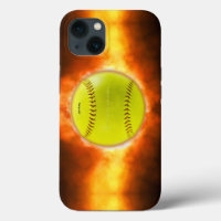 SlipperyJoe's gelbe Softball-Feuerball-Flammenrasp