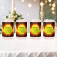 SlipperyJoe's gelbe Softball-Feuerball-Flammenrasp