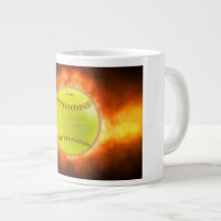 SlipperyJoe's gelbe Softball-Feuerball-Flammenrasp