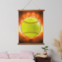 SlipperyJoe's gelbe Softball-Feuerball-Flammenrasp
