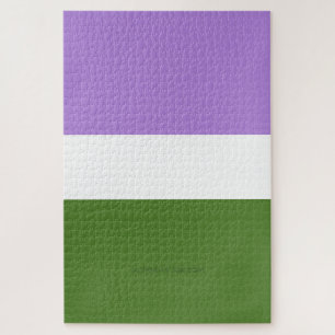 SlipperyJoe's genderqueere Pride-Flagge Lavendelbl