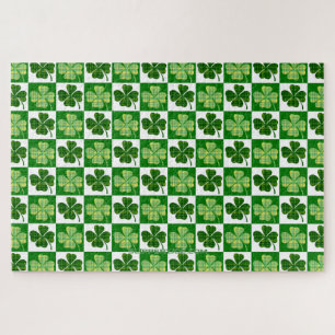 SlipperyJoe's grüne vierblättrige Klee Saint Patri