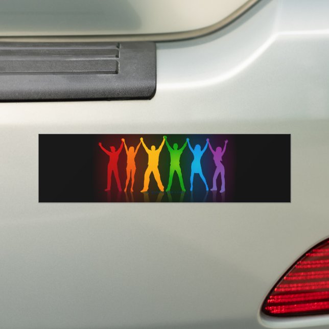 SlipperyJoe's Gruppenmitglieder, die Hände bilden Autoaufkleber (Auf Auto)