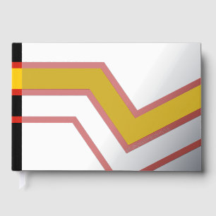 SlipperyJoe's Gummi-Stolzflagge Pfeile Chevron st Gästebuch