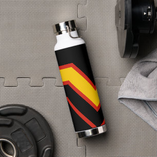 SlipperyJoe's Gummi-Stolzflagge Pfeile Chevron st Trinkflasche