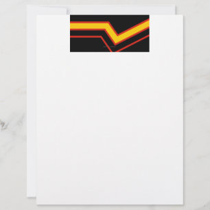 SlipperyJoe's Gummi-Stolzflagge Pfeile Chevron sti Briefbogen