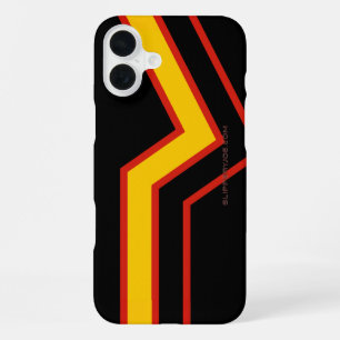SlipperyJoe's Gummi-Stolzflagge Pfeile Chevron sti iPhone 16 Plus Hülle