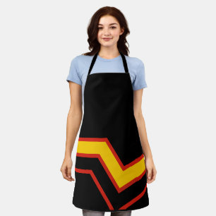 SlipperyJoe's Gummi-Stolzflagge Pfeile Chevron sti Schürze