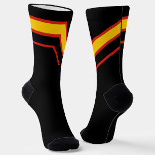 SlipperyJoe's Gummi-Stolzflagge Pfeile Chevron sti Socken