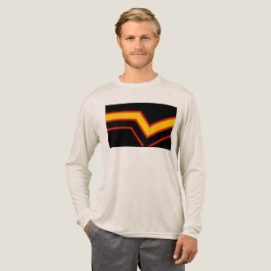 SlipperyJoe's Gummi-Stolzflagge Pfeile Chevron sti Tri-Blend Shirt