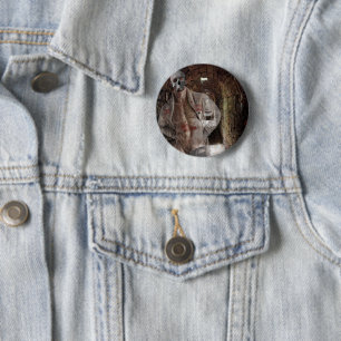 SlipperyJoe's Halloween durchsichtiger Geist-ähnli Button