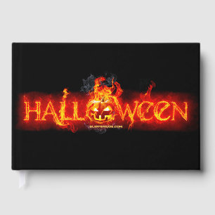 SlipperyJoe's Halloween massive feuersprühende Sch Gästebuch