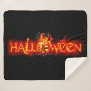 SlipperyJoe's Halloween massive feuersprühende Sch Sherpadecke