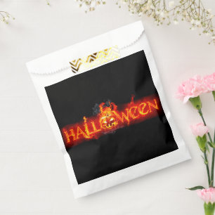 SlipperyJoe's Halloween massive feurige Beschriftu Geschenktütchen
