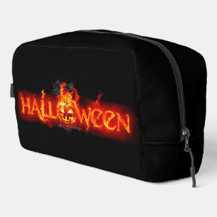 SlipperyJoe's Halloween massive feurige Beschriftu Waschbeutel