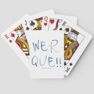 SlipperyJoe's handgeschriebene Sprichwort-Phrasen Spielkarten