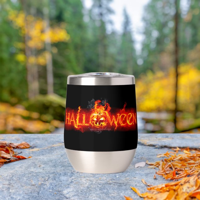 SlipperyJoe's Happy Halloween Kürbis glühende Auge (Außenbereich (gedreht))
