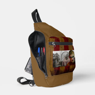 SlipperyJoe's Happy Halloween-Puppengesicht Crossbody Bag