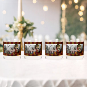 SlipperyJoe's Happy Halloween-Puppengesicht Whiskyglas
