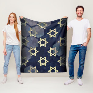 SlipperyJoe's Happy Hanukkah Multiple Star von Dav Fleecedecke