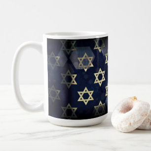 SlipperyJoe's Happy Hanukkah Multiple Star von Dav Kaffeetasse