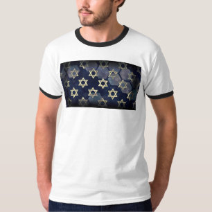 SlipperyJoe's Happy Hanukkah Multiple Star von Dav T-Shirt