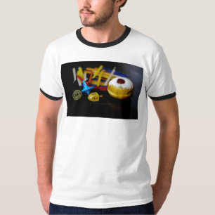 SlipperyJoe's Happy Hanukkah Star von David Coin m T-Shirt