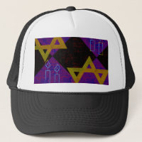 SlipperyJoe's Happy Hanukkah Star von David menora
