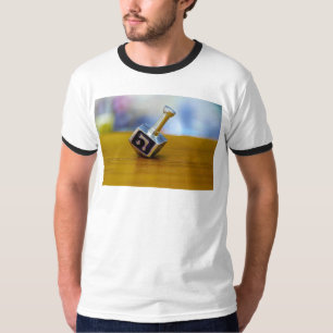 SlipperyJoe's Happy Hanukkah vierseitige Spinnerei T-Shirt