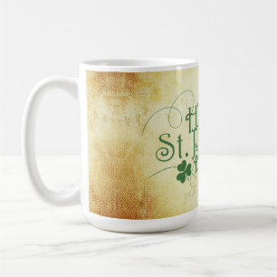 SlipperyJoe's Happy St. Patrick's Day Iris Kaffeetasse
