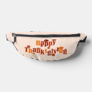 SlipperyJoe's Happy Thanksgiving Herbstblätter Bauchtasche