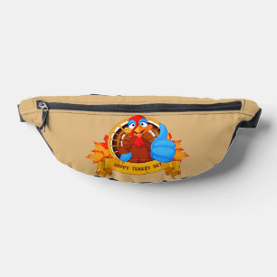 SlipperyJoe's Happy Turkey Day Herbst Blätter Cart Bauchtasche