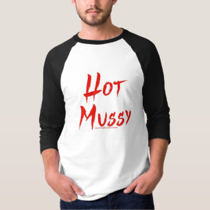 SlipperyJoe's heiße, mutige, lebhafte rote Textbür T-Shirt