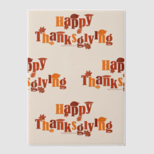 SlipperyJoe's helle festliche Thanksgiving-Grafik