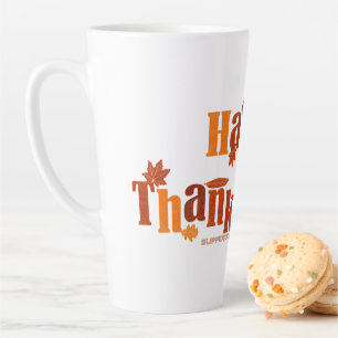 SlipperyJoe's helle festliche Thanksgiving-Grafik Milchtasse