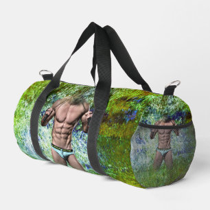 SlipperyJoe's hochmuskelbiger erwachsener Mann obe Duffle Bag