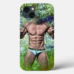 SlipperyJoe's hochmuskelbiger erwachsener Mann ohn Case-Mate iPhone Hülle